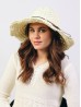 Foldable Summer Straw Hat W/ String Bow (Adjustable)